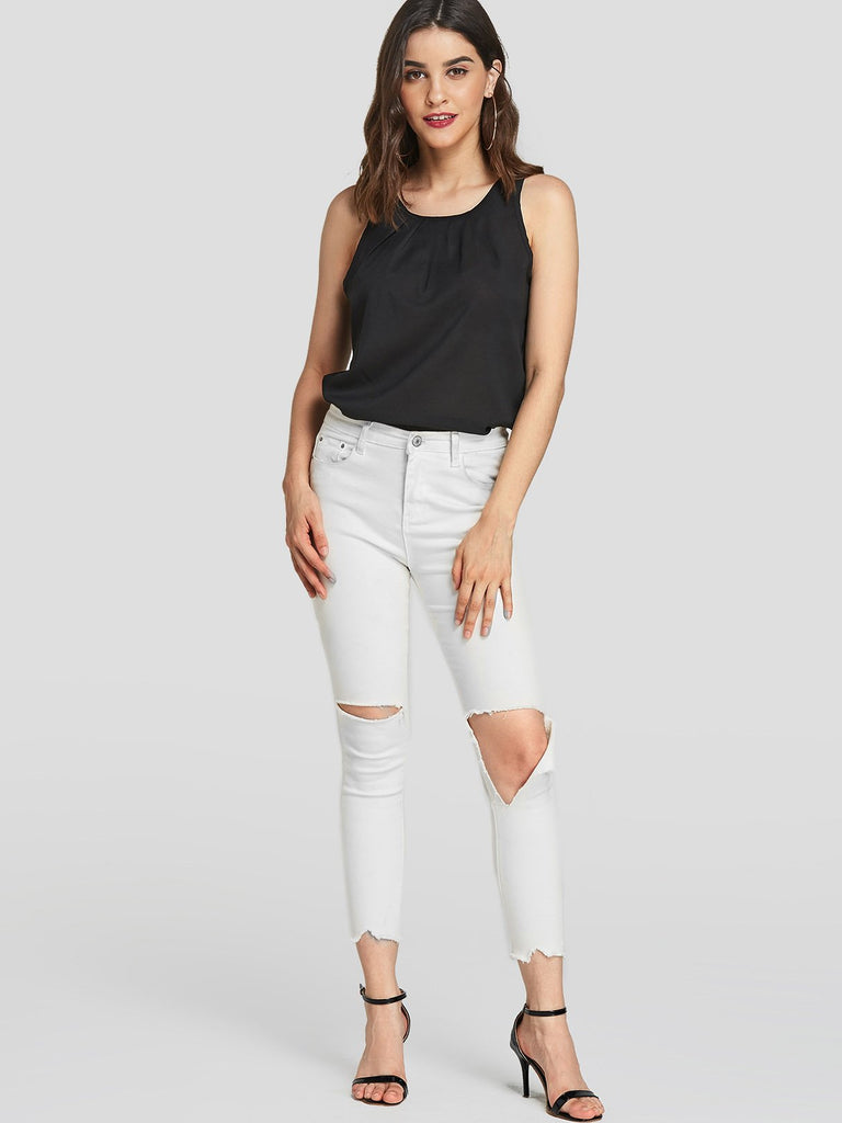 Womens Black Camis