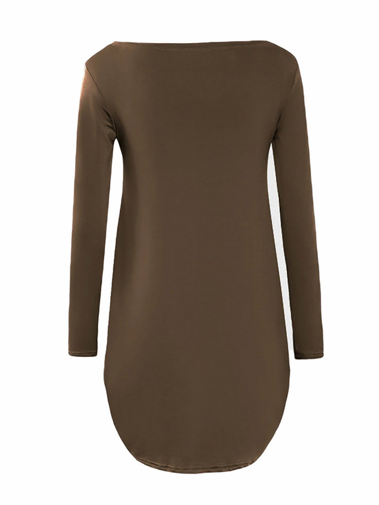 Ladies Coffee Mini Dresses