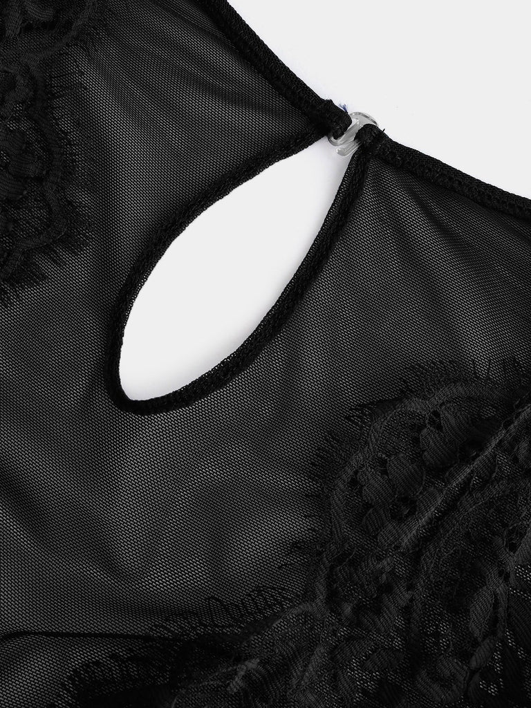 Womens Long Sleeve Plus Size Intimates
