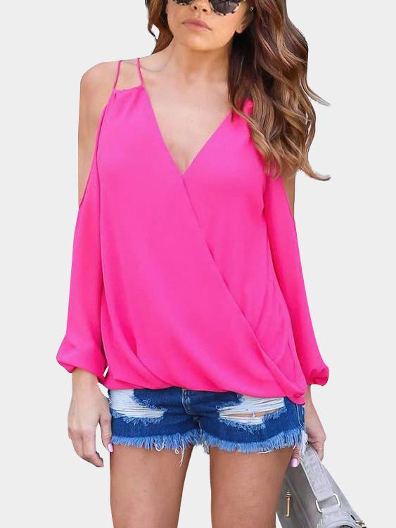 Ladies Burgundy Blouses