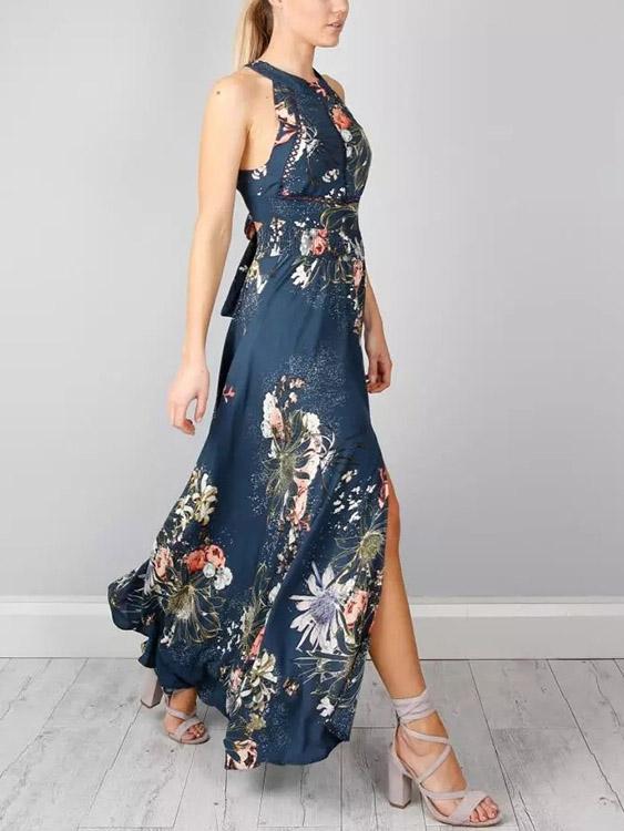 Womens Sleeveless Maxi Dress