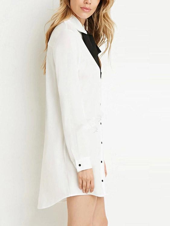 Ladies White Casual Dresses