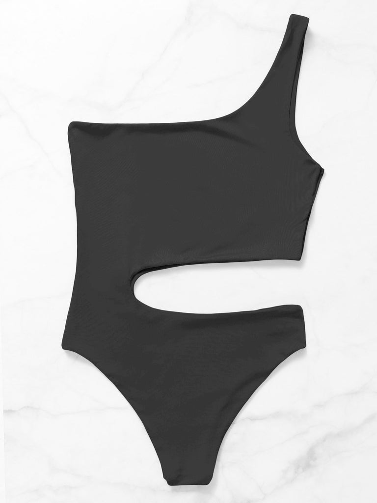 Womens Sleeveless One-Piece Swimsuit