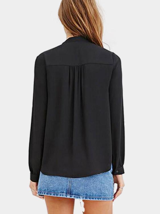 Womens Black Blouses