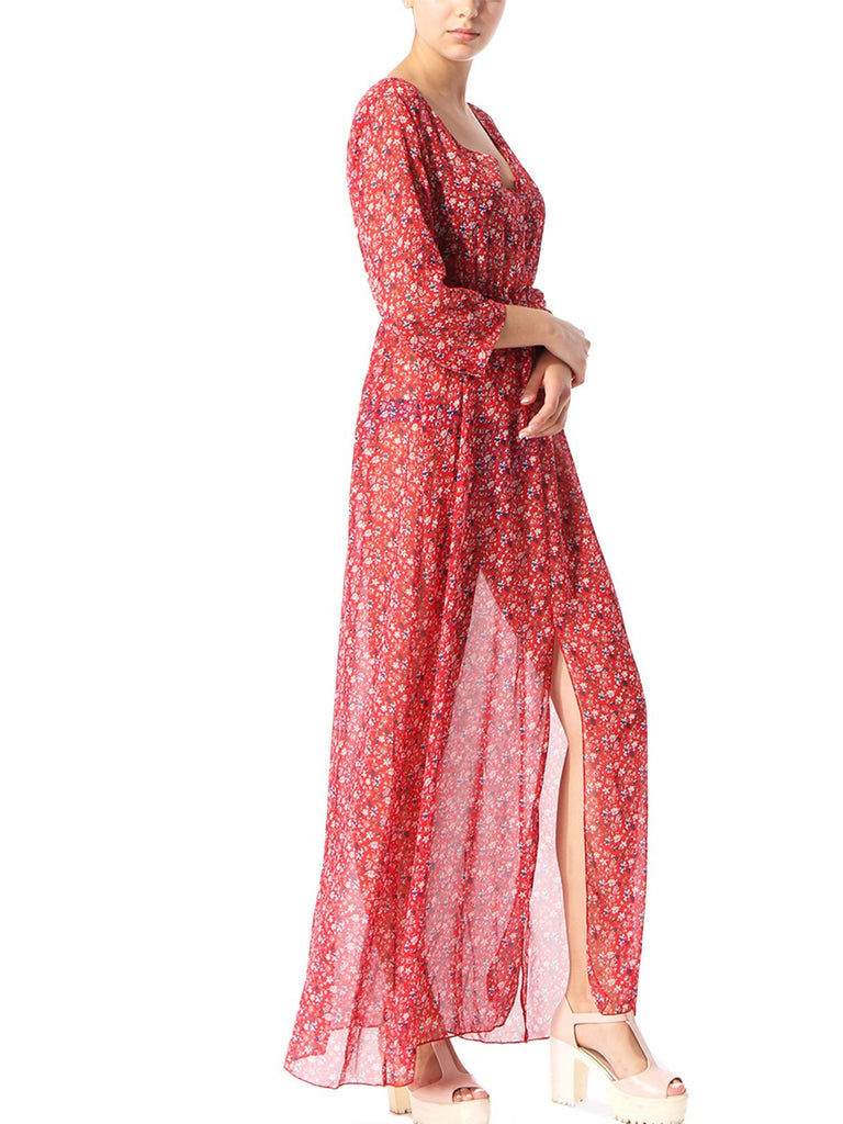 Ladies Red Maxi Dresses