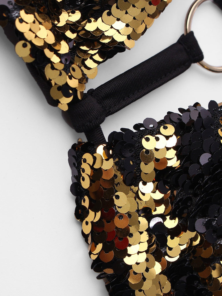 Ladies Gold Bikinis