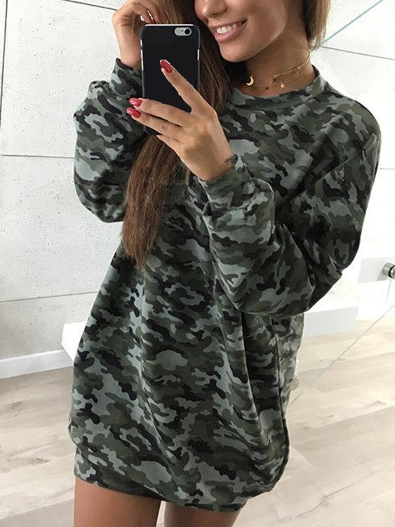 Ladies Camouflage Mini Dresses