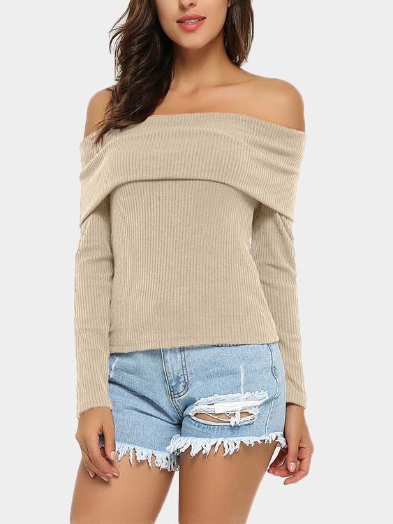 Ladies Off The Shoulder T-Shirts