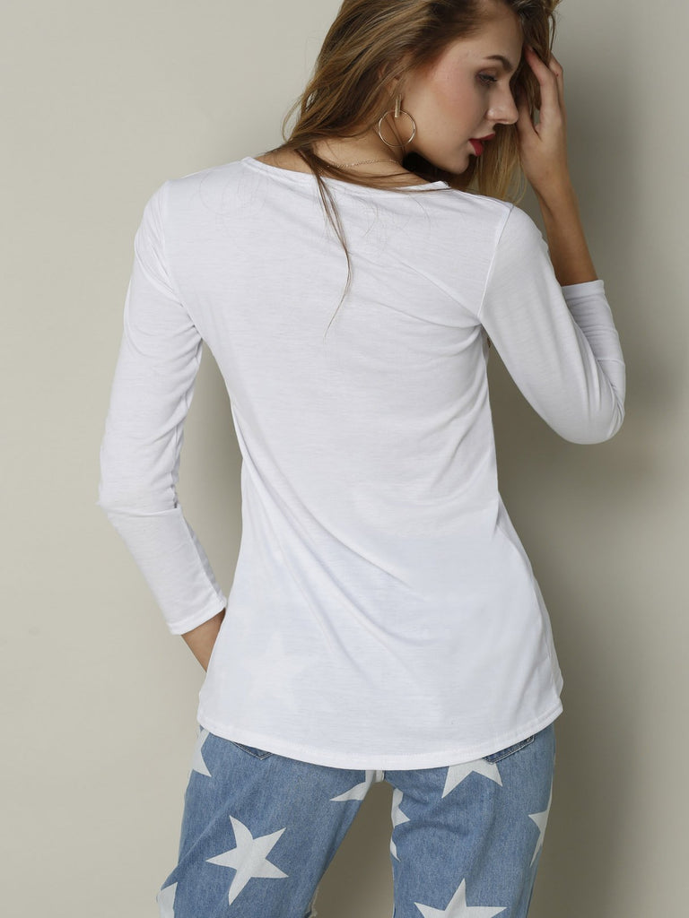Ladies White T-Shirts