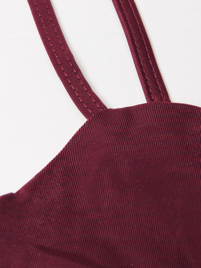 Halter Top High Waisted Bikini