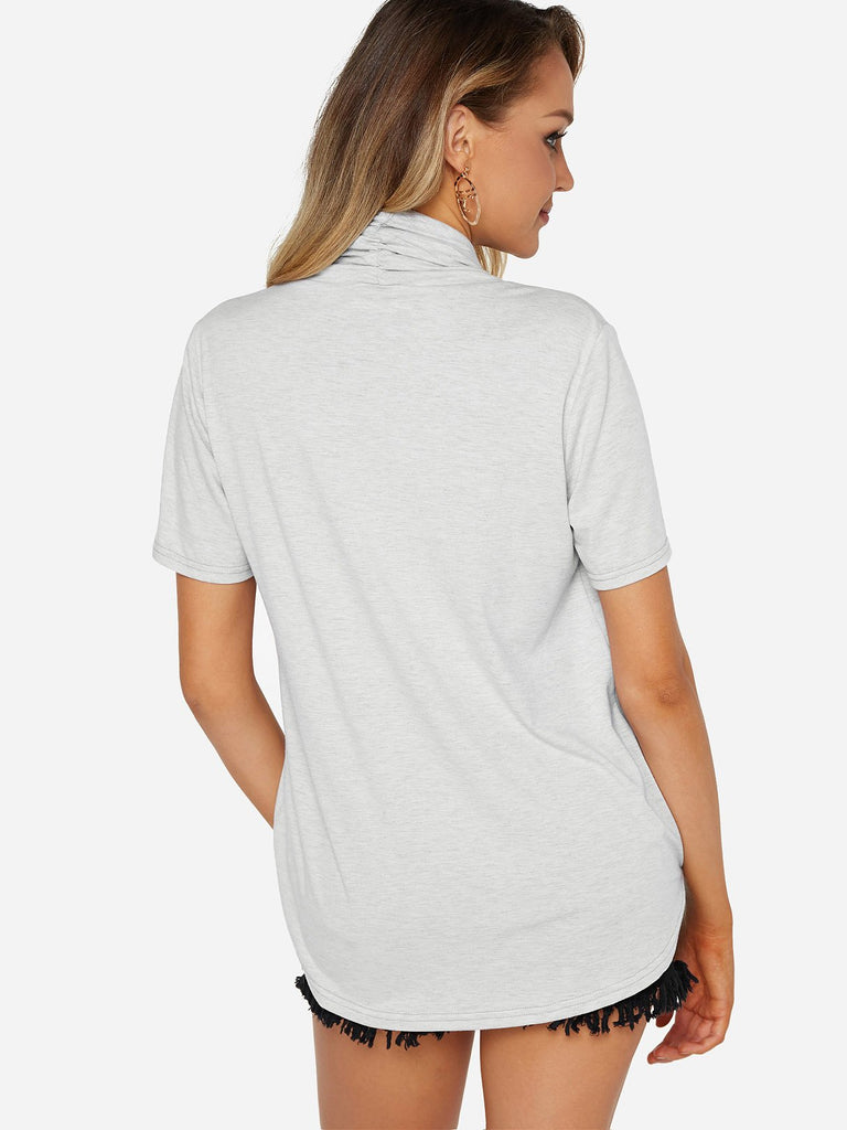 Womens Grey T-Shirts