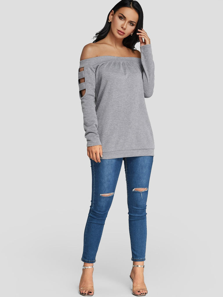 Womens Grey T-Shirts