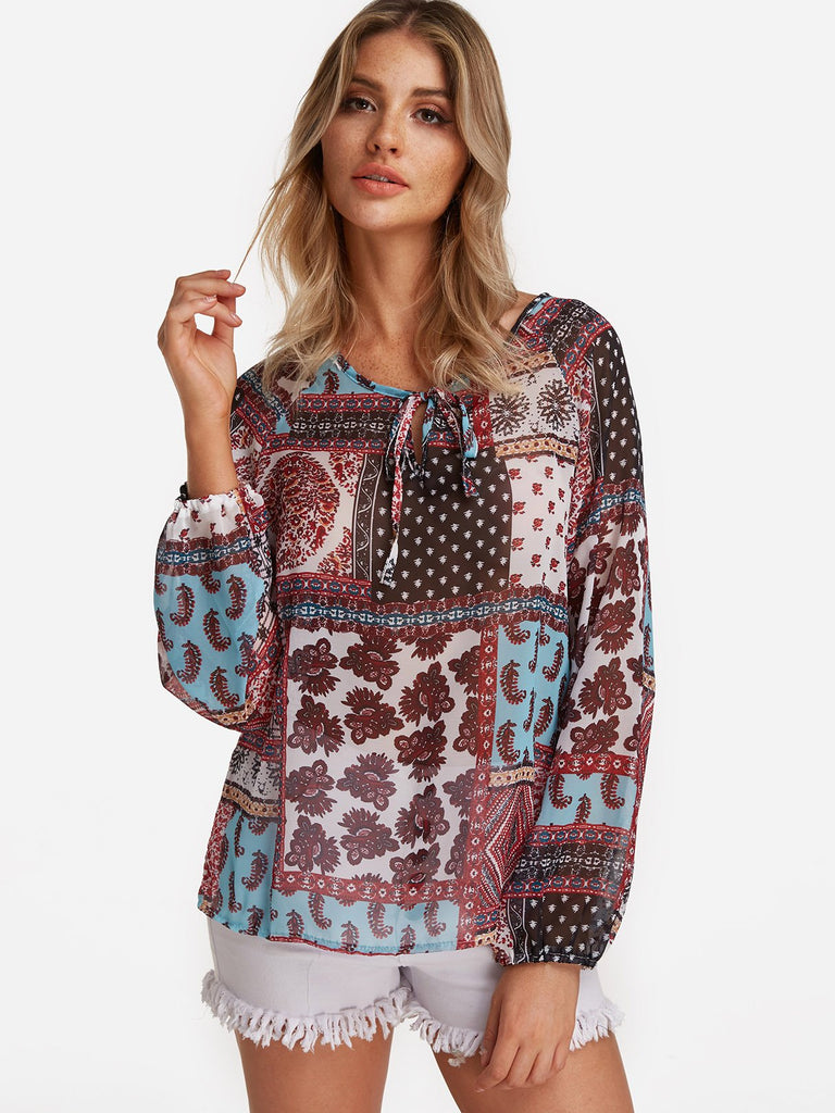 Ladies Long Sleeve Blouses