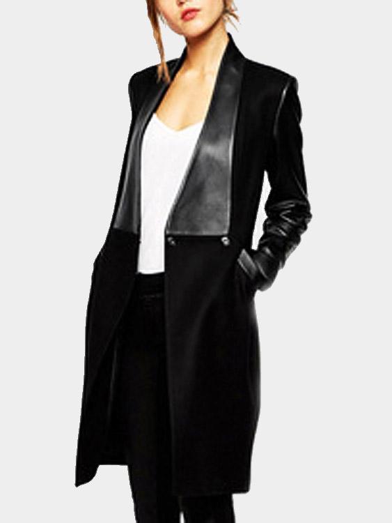 Black Long Sleeve Coats