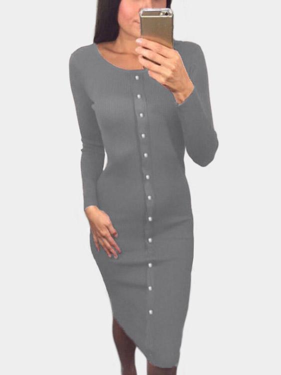Black Strappy Bodycon Dress