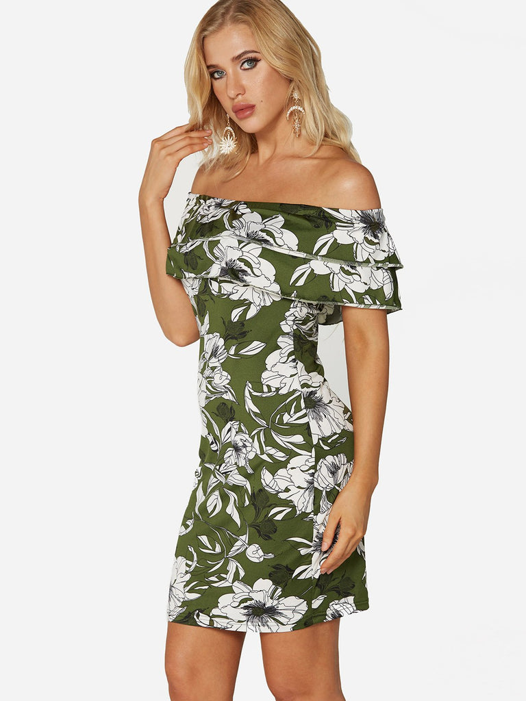 Womens Floral Print Dresses