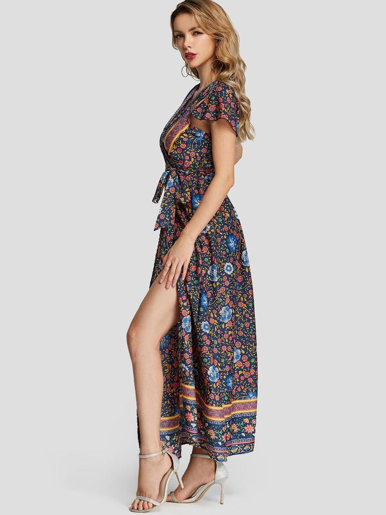 Womens Loyal Blue Maxi Dresses