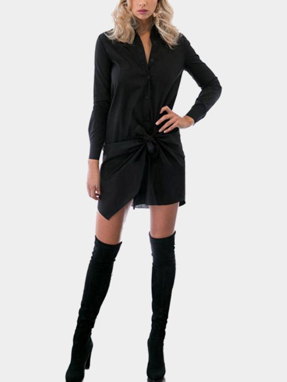 Womens Black Shirt Dresses