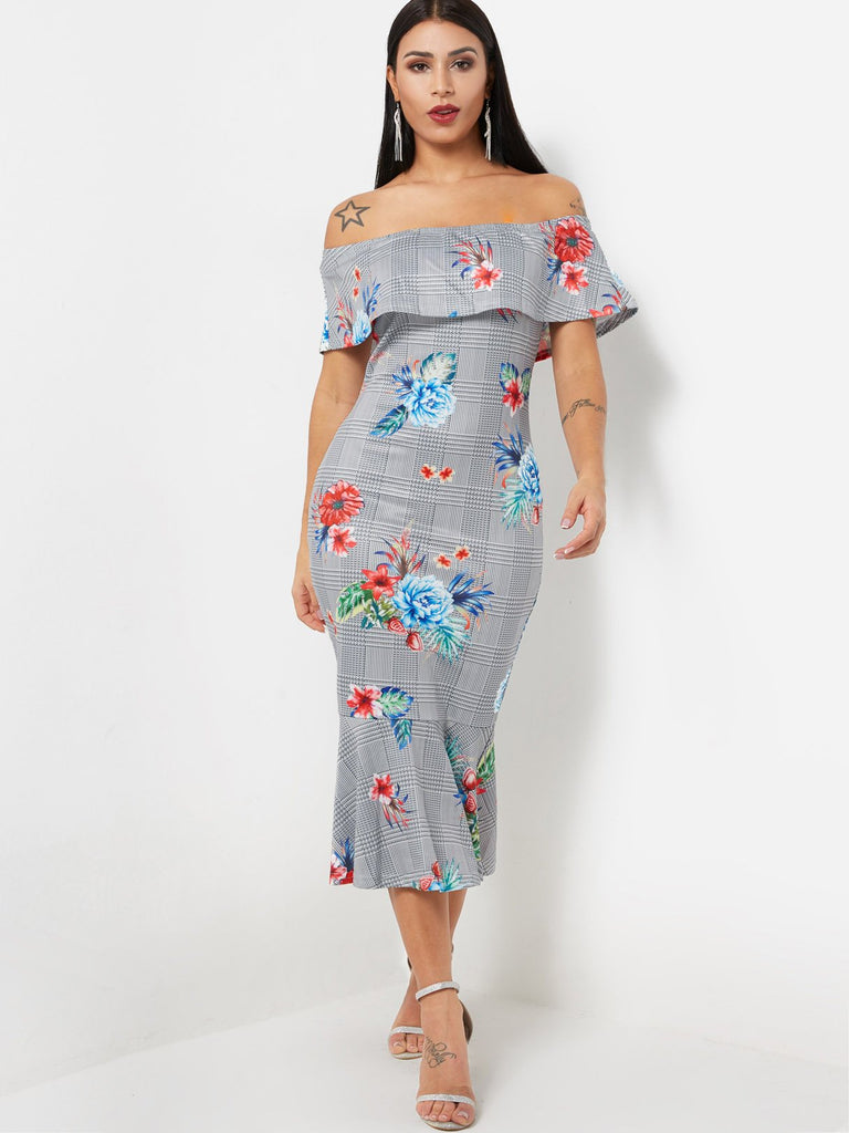 Womens Floral Print Dresses