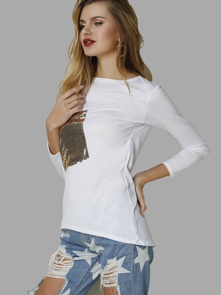 Womens White T-Shirts