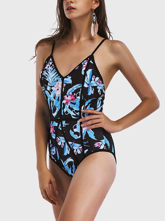 Ladies Sleeveless One-Pieces Swimsuits