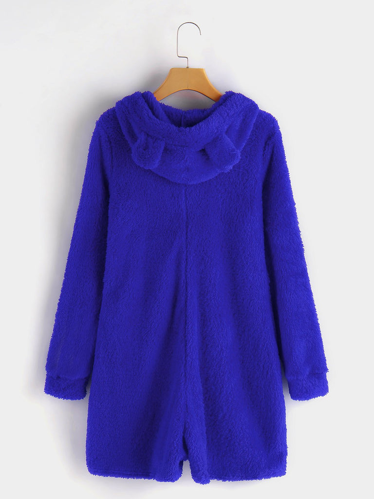 Womens Blue Playsuits