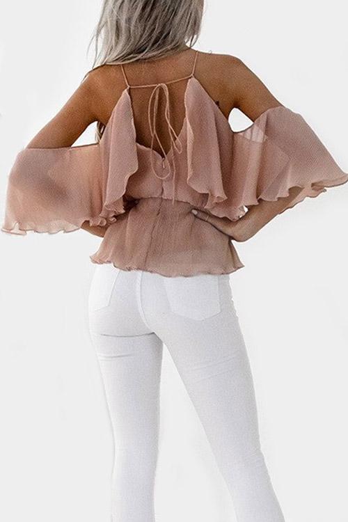 Womens Apricot Blouses