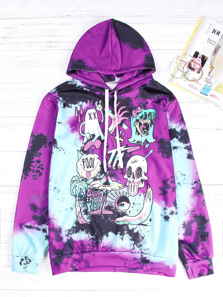 Ladies Purple Hoodies 