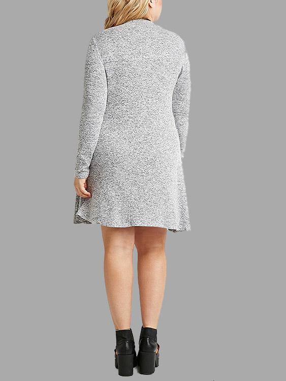 Womens Grey Plus Size Dresses