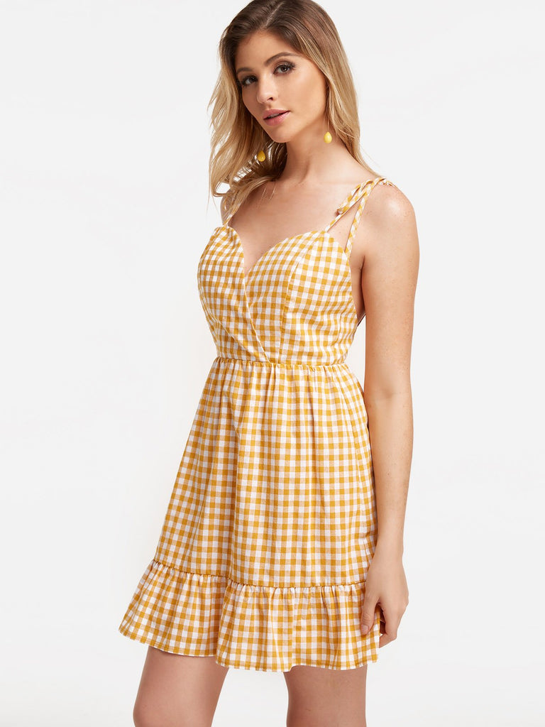 Ladies Yellow Sexy Dresses