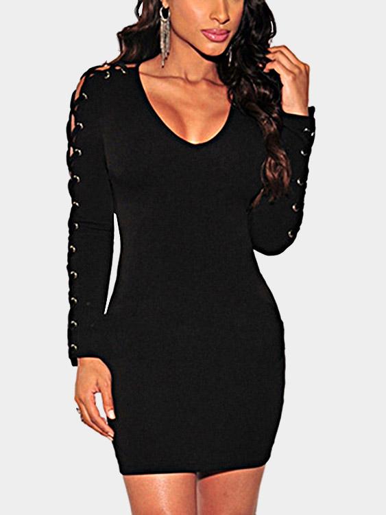 Womens Black Mini Dresses