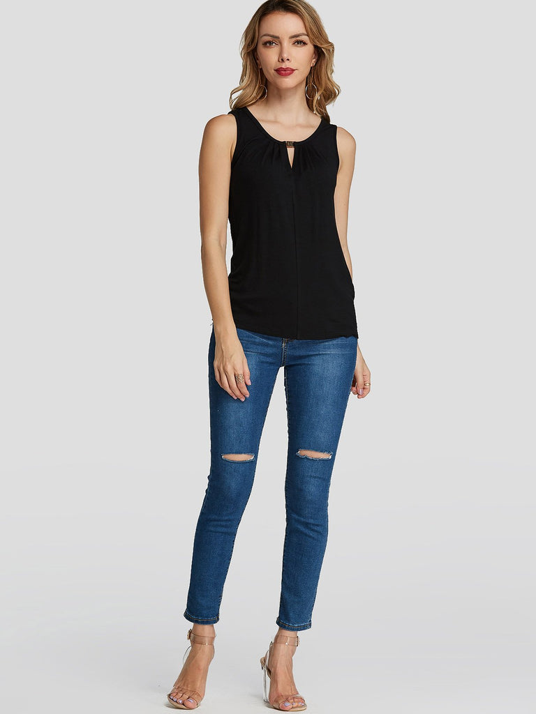 Womens Black Camis