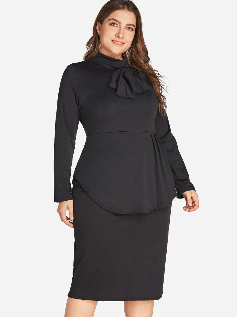 Ladies Black Plus Size Dresses
