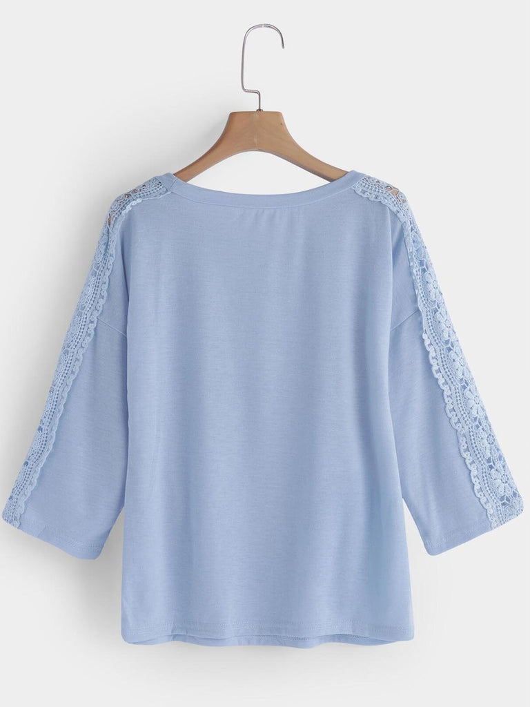Womens Sky Blue T-Shirts