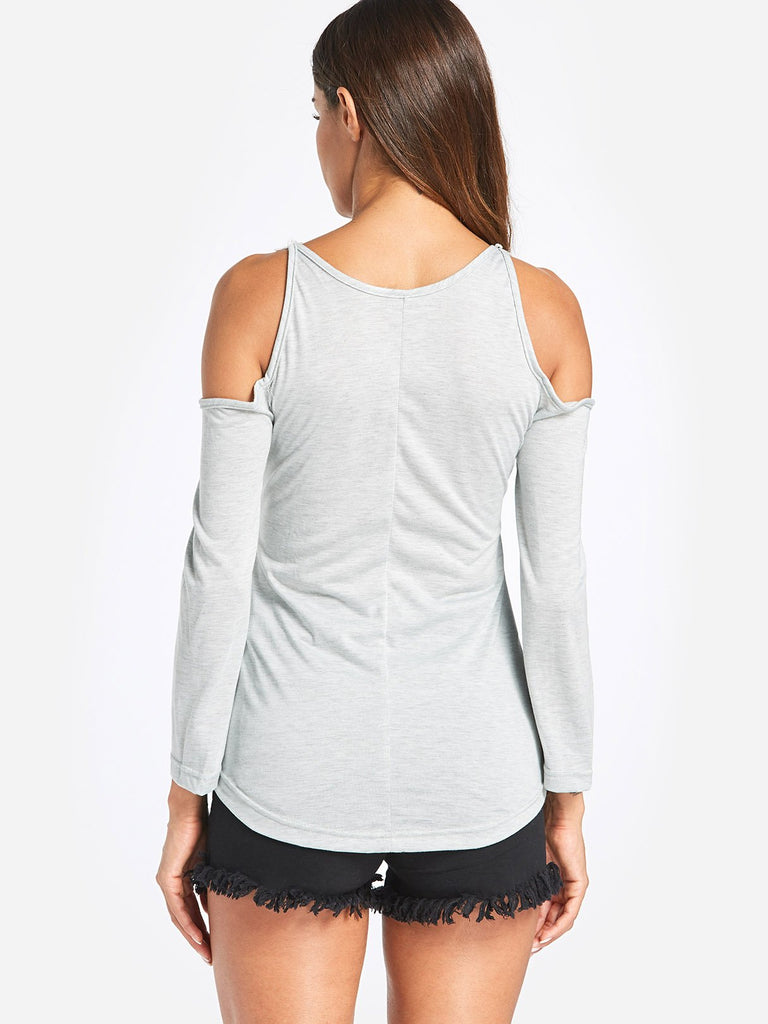 Womens Grey T-Shirts