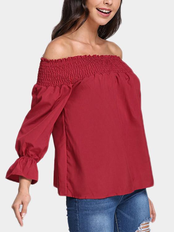 Ladies Off The Shoulder T-Shirts