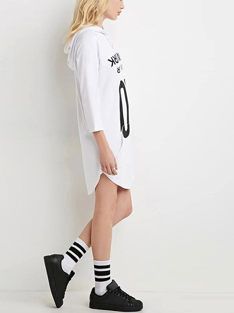 Ladies White Shirt Dresses