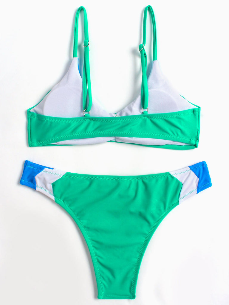 Womens Green Bikinis