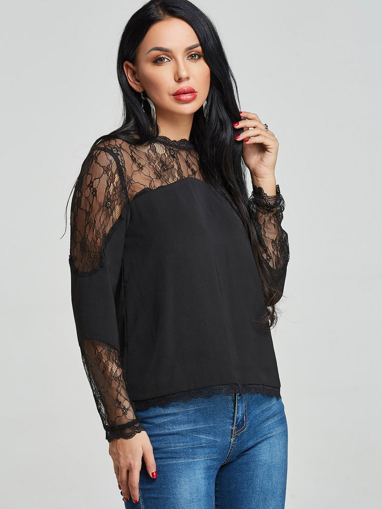 Ladies Black Blouses