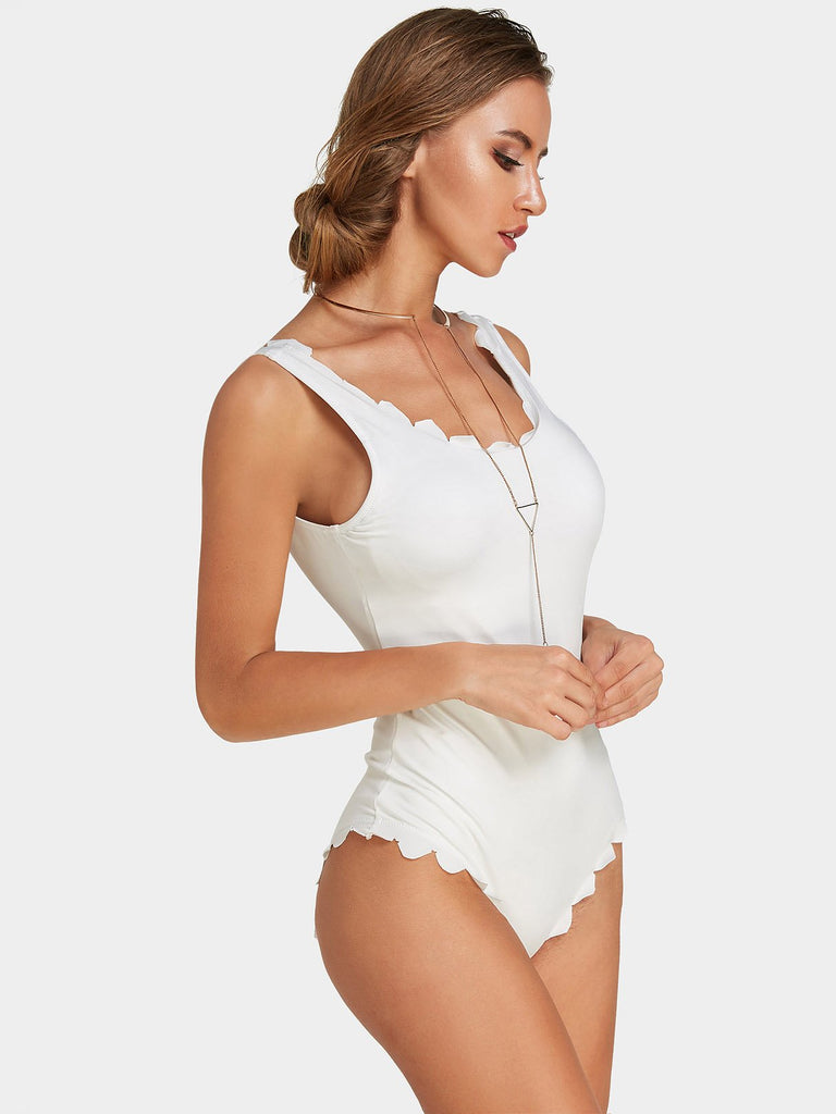 Ladies White One-Pieces
