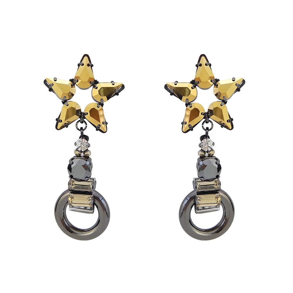 Gold Handmade Earrings Jewelry