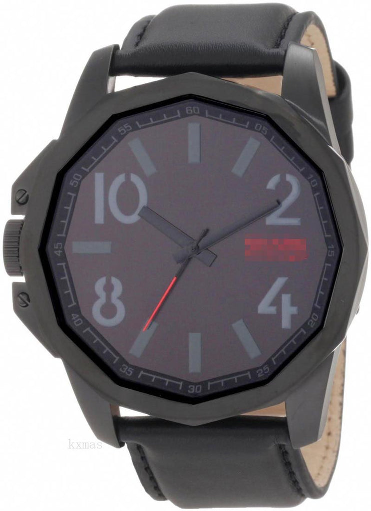 Bargain Designer Leather 24 mm Replacement Watch Strap FS101078_K0020135