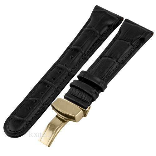 Best Looking Budget Calfskin 20 mm Watch Band JB-20MMGLD-BLK_K0015158