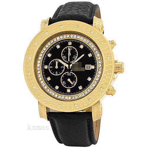 Bargain Swiss Calfskin 24 mm Watch Bracelet JB-6114L-E_K0015146
