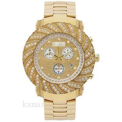 Wholesale Famous 18Ct Yellow Gold 22 mm Watch Wristband JJU160_K0031098