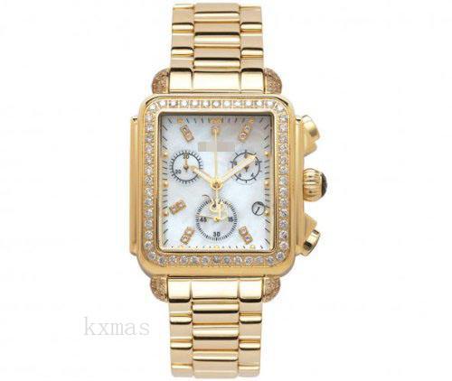 Wholesale Elegant 18Ct Yellow Gold 18 mm Watches Band JRMD31_K0030990