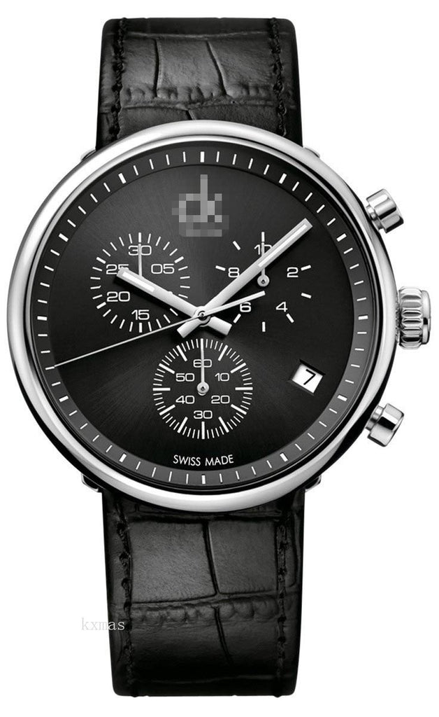Cheap Elegant Leather 22 mm Watch Band K2N281C1_K0021051