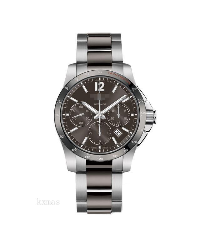 Affordable Quality Stainless Steel And Gray Ceramic Watch Band L2.744.4.06.7_K0002730