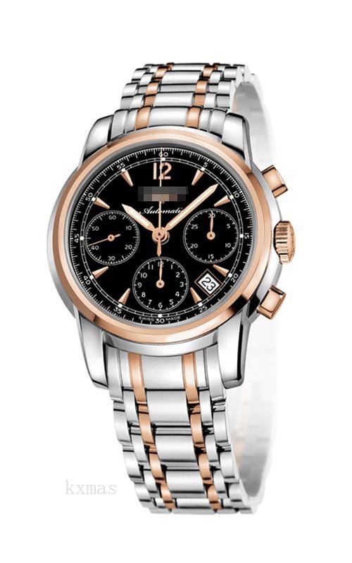Custom Elegance Stainless Steel And 18Ct Rose Gold Watches Band L2.753.5.52.7_K0002633