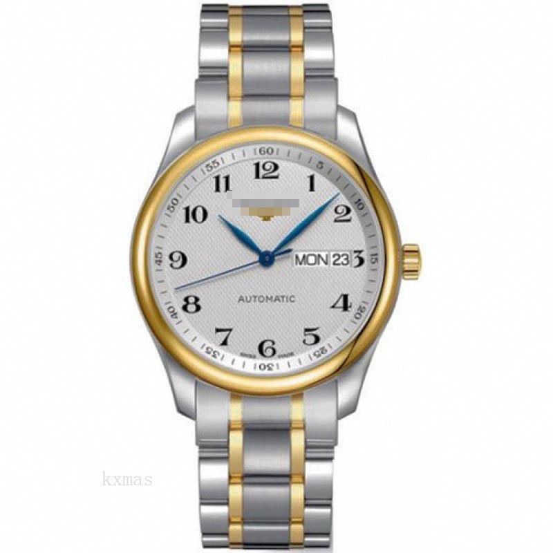 Affordable Luxury Stainless Steel And 18Ct Gold Replacement Watch Band L2.755.5.78.7_K0002729